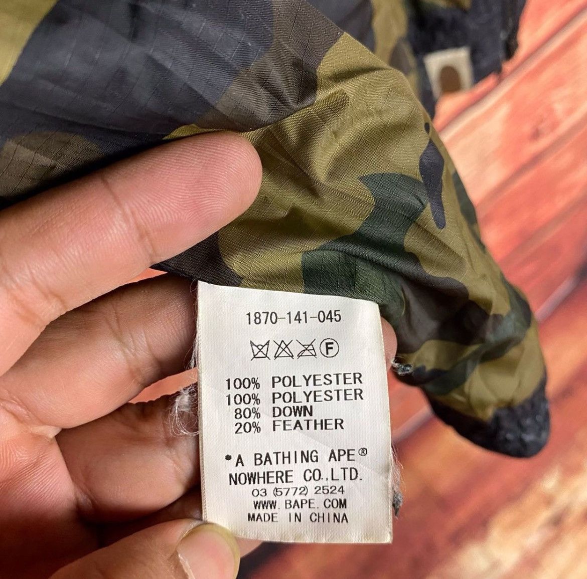 Bape 1st Camo Reversible Down Hoodie Jacket Size US XL / EU 56 / 4 - 6 Thumbnail