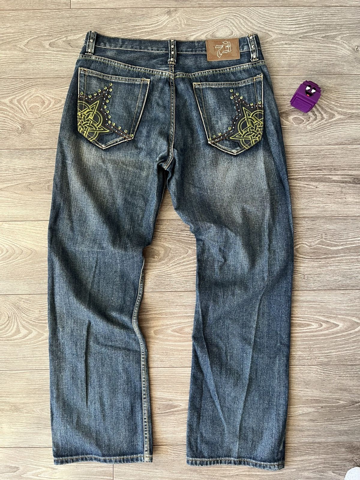 Pepe Jeans Pepe Jeans Avant Garde Opium Embroidered Logo Y2K Jeans Size US 36 / EU 52 - 11 Thumbnail
