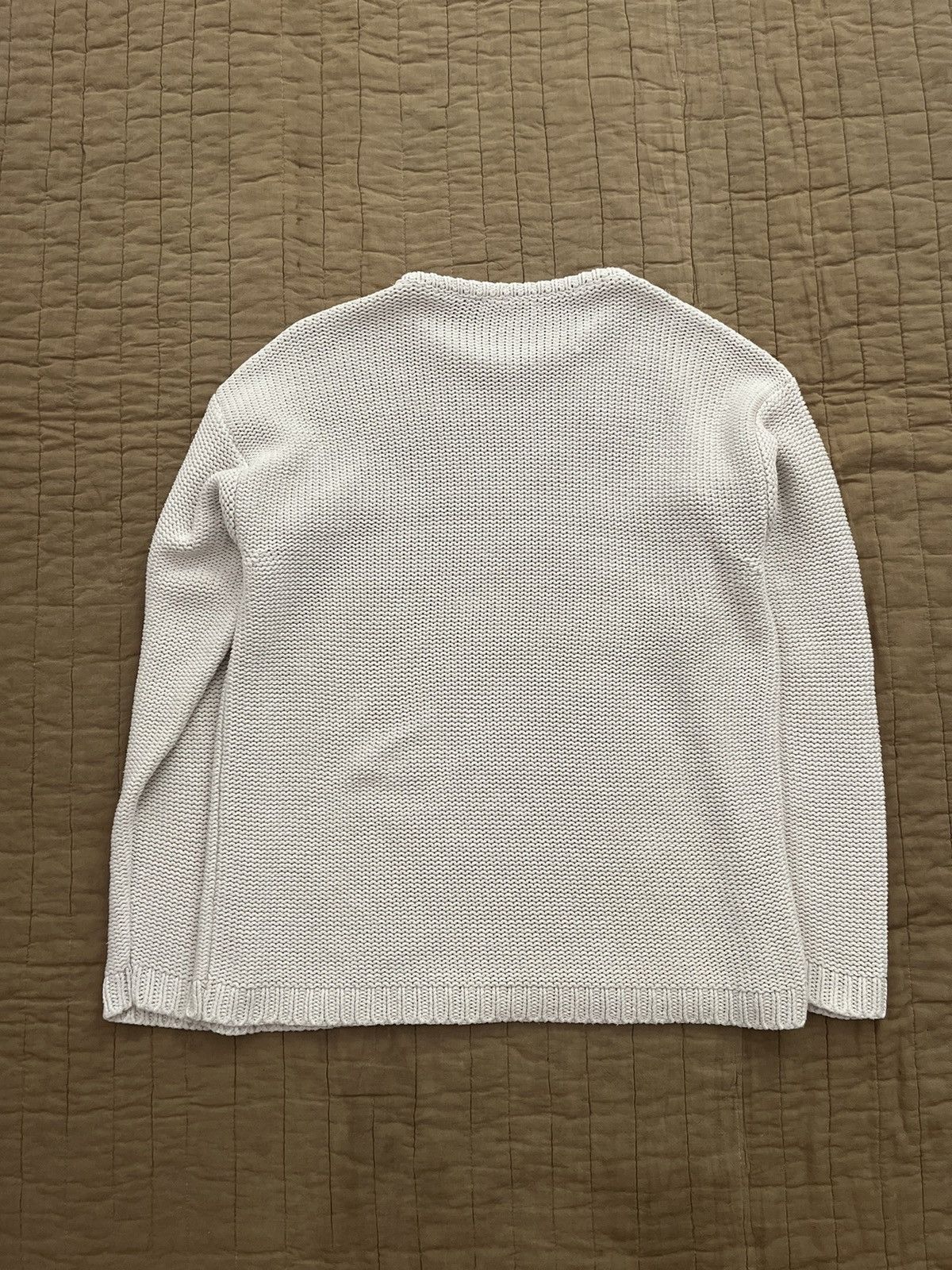 Raf Simons ss04 May The Circles be Unbroken White Sample Knit Size US M / EU 48-50 / 2 - 2 Thumbnail
