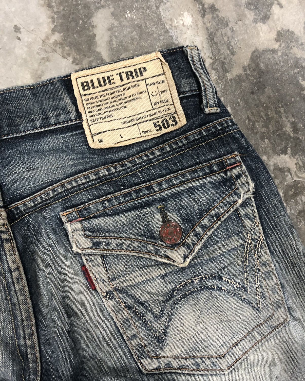 Edition Japan × Edwin Edwin Blue Trip 503 Rare Jeans Size US 33 - 6 Thumbnail