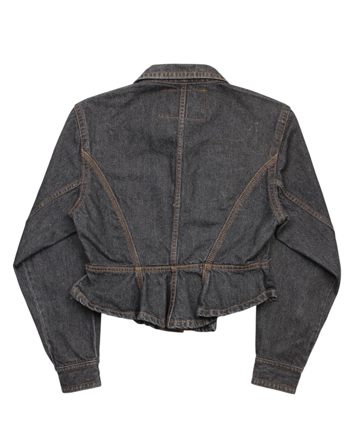 Hysteric Glamour 2000S C'EST RNA THE ABSURD PARTY TURQUOISE DENIM JACKET Size M / US 6-8 / IT 42-44 - 2 Thumbnail
