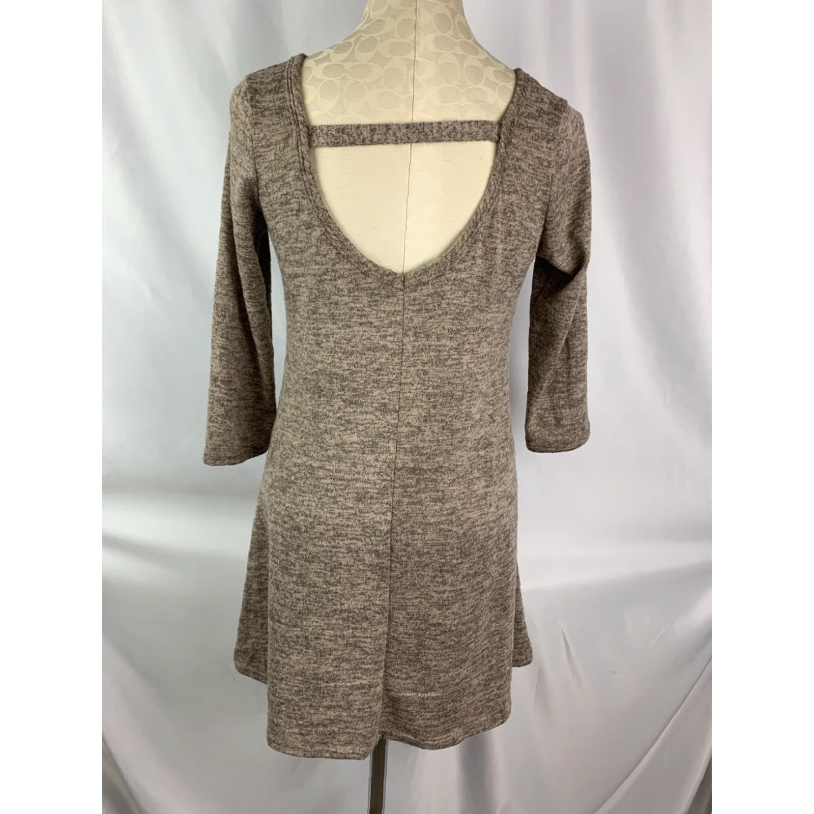 Vintage Olivia Rae Sweaterdress Medium Mauve Lightweight Pullover Swing Size M / US 6-8 / IT 42-44 - 7 Thumbnail