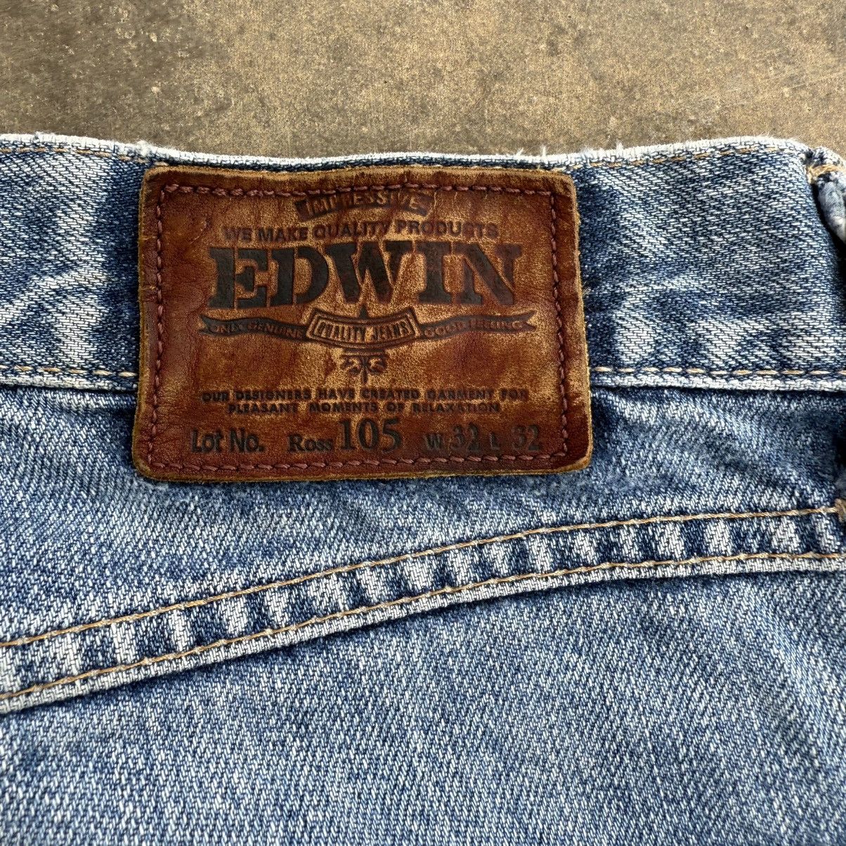 Edwin × Jean × Vintage VINTAGE EDWIN FADED PATCH JEANS DENIM PANTS Size US 32 / EU 48 - 13 Thumbnail