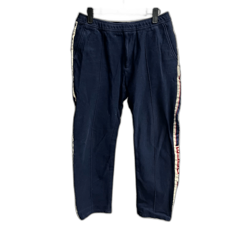 Gucci Gucci Dark Blue Striped Knit Jogging Pants Size US 44 / EU 60 - 1 Thumbnail