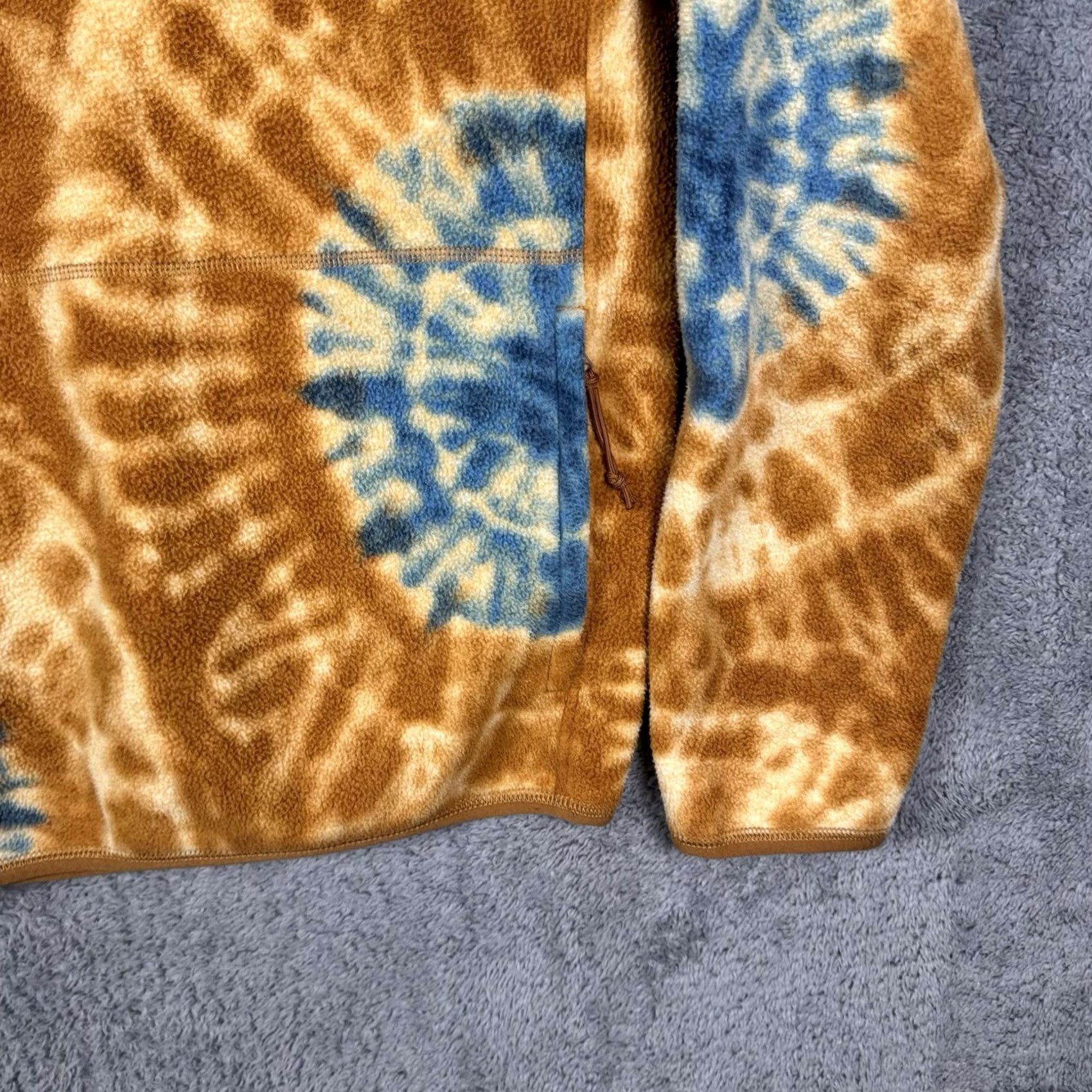 J.Crew J. Crew Sweater Mens L Nordic Tie Dye 1/4 Zip Deep Pile Fleece Pullover Jacket Size US L / EU 52-54 / 3 - 2 Thumbnail