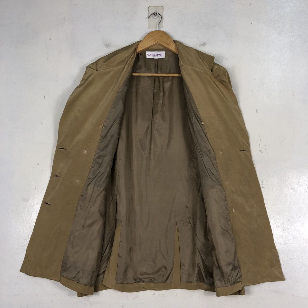 Other Van Macdowell Paris Double Breasted Overcoat Size US M / EU 48-50 / 2 - 11 Thumbnail