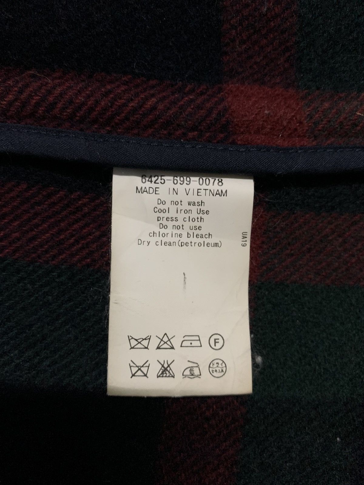 Undercover × United Arrows United Arrows x Tessuto Vallumbrosa Navy Wool Duffle Coat Size US S / EU 44-46 / 1 - 17 Thumbnail