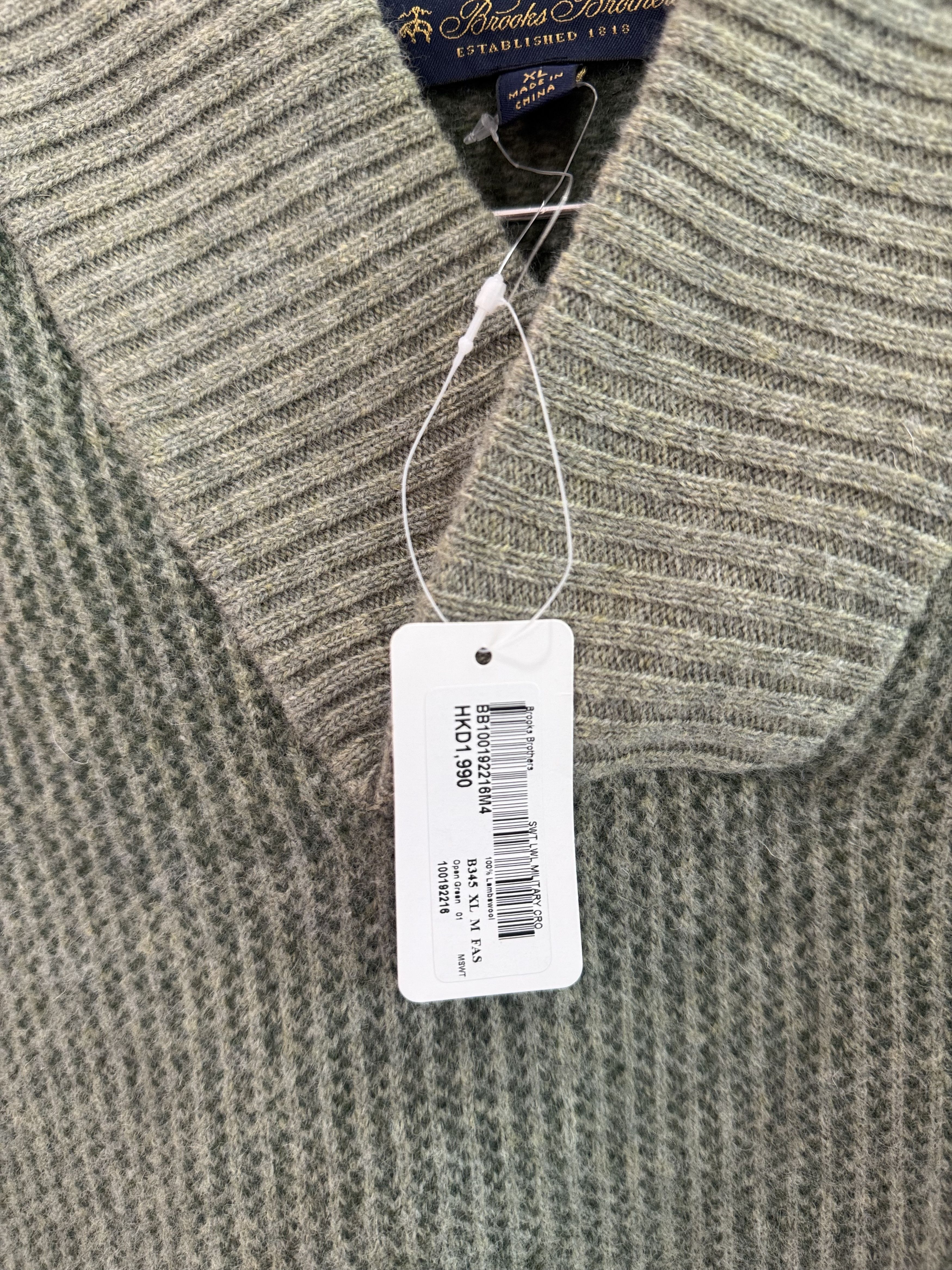 Brooks Brothers Brooks Brothers - Military Sweater Size US XL / EU 56 / 4 - 8 Thumbnail