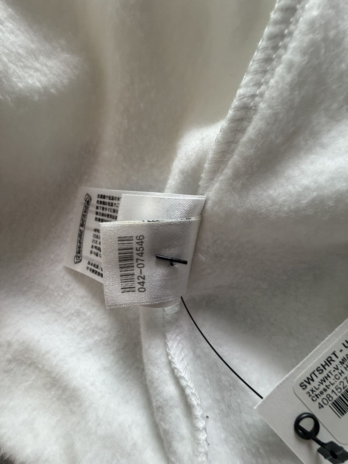 Chrome Hearts Chrome Heart White Miami Horseshoe Hoodie Size US XXL / EU 58 / 5 - 7 Thumbnail