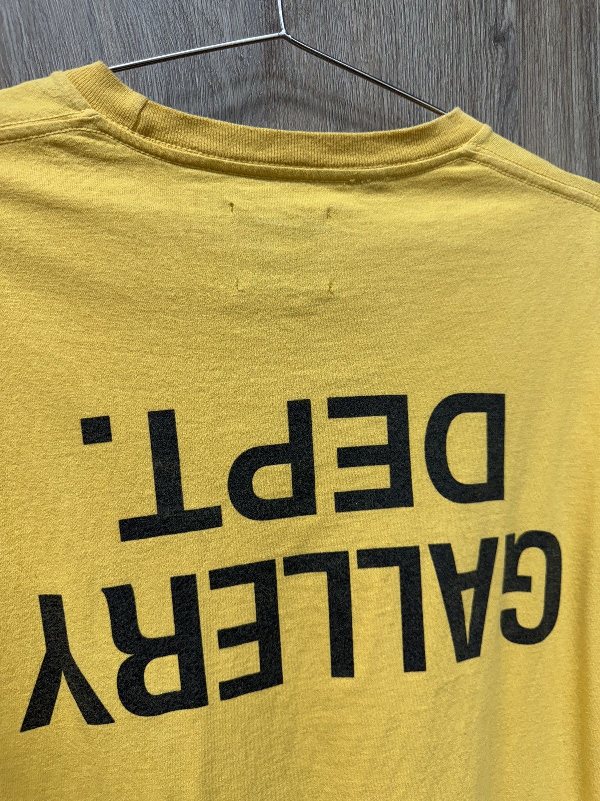 Gallery Dept. Gallery Dept Yellow Short Sleeve Size US L / EU 52-54 / 3 - 12 Thumbnail