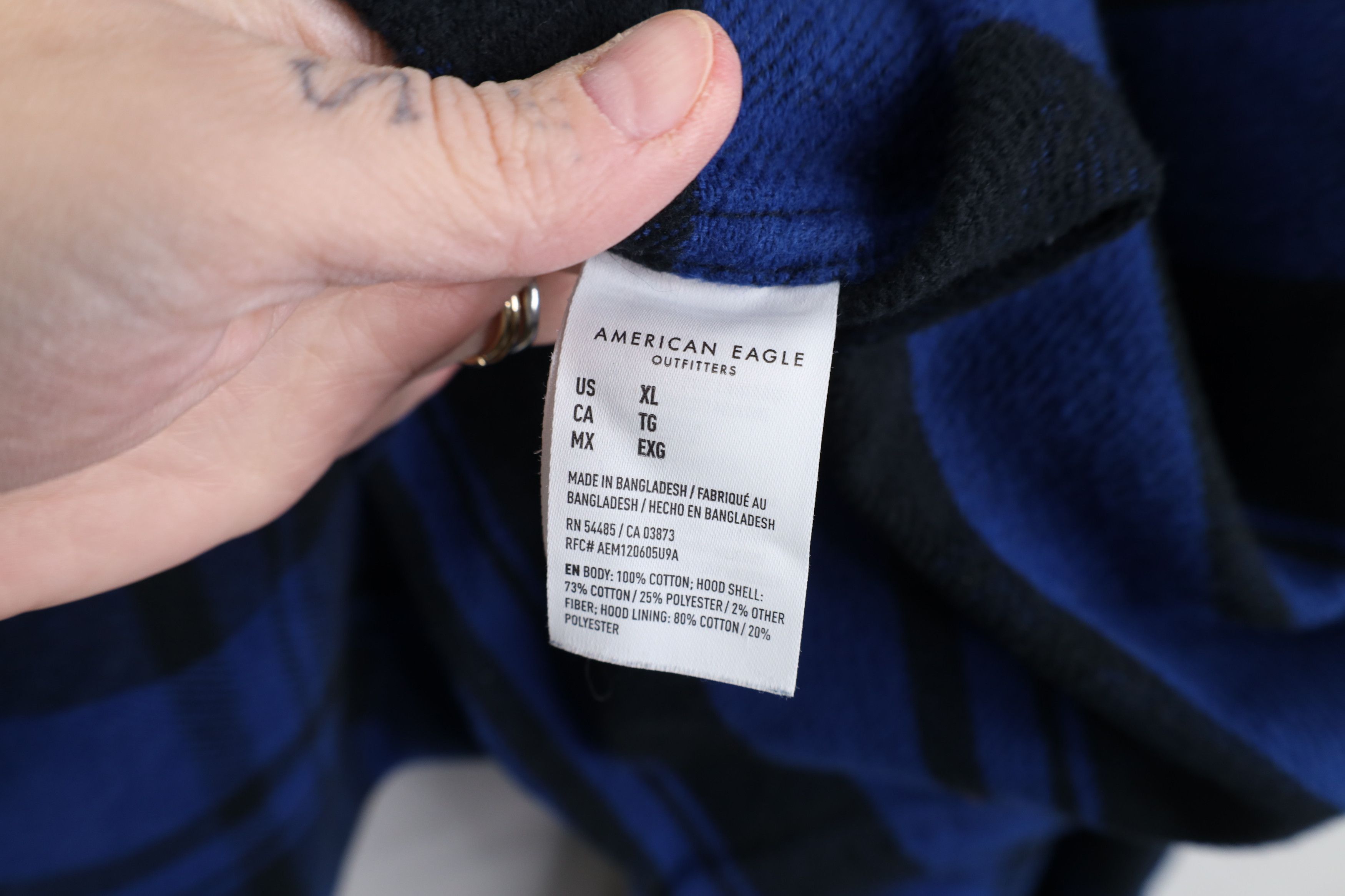 American Eagle Outfitters Vintage Y2K American Eagle Outfitters Hood Shirt Jacket Size US XL / EU 56 / 4 - 8 Thumbnail