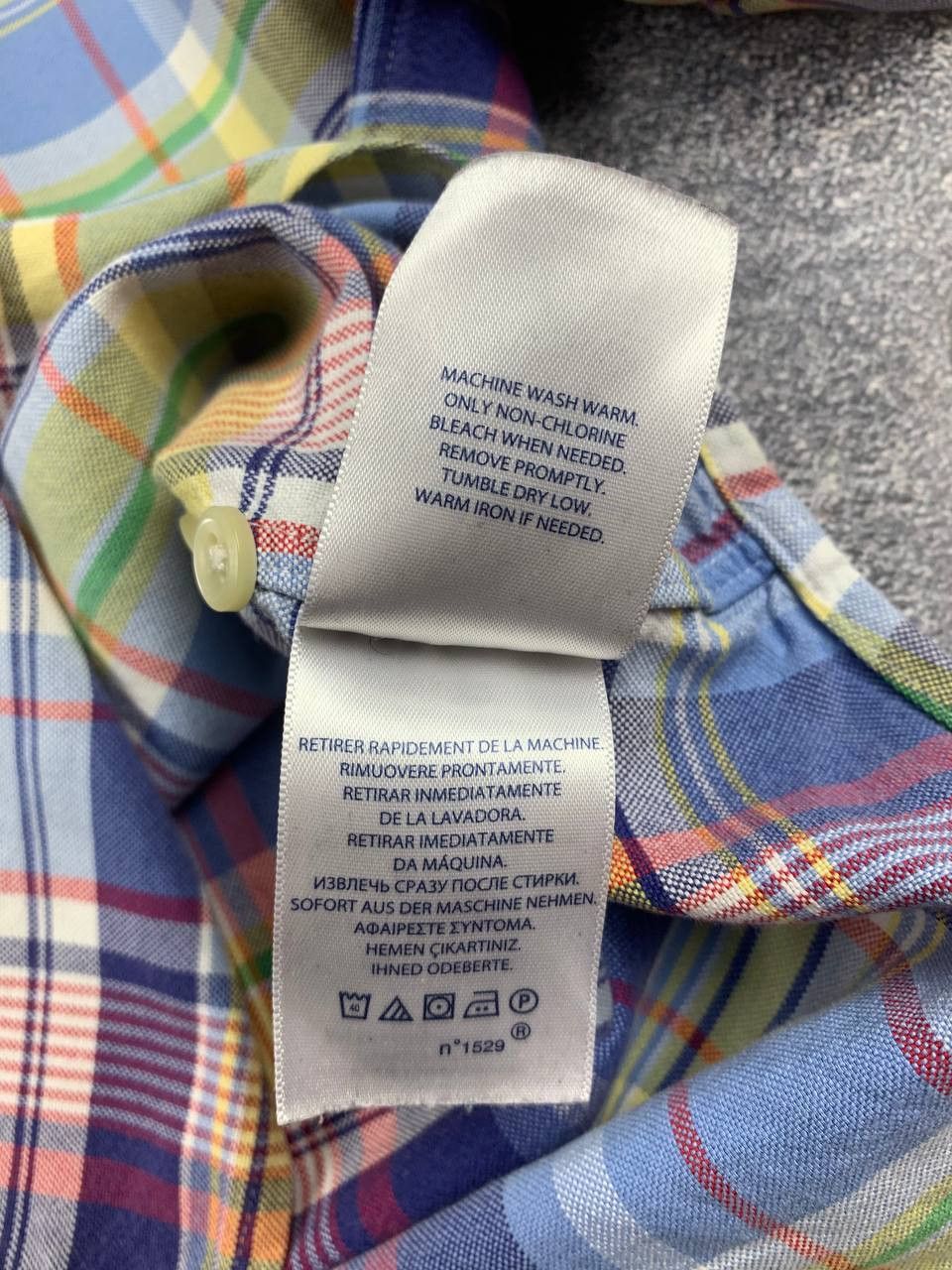 Polo Ralph Lauren Polo Ralph Lauren Men’s Multicolor Plaid Shirt Classic Fit Size US L / EU 52-54 / 3 - 18 Thumbnail