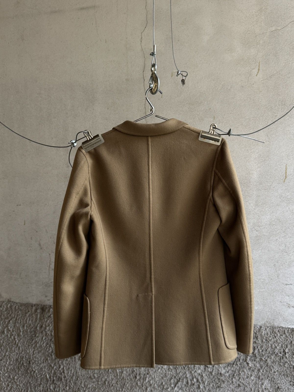Jil Sander Jil Sander by Raf Simons double wool/cashmere blazer jacket Size 46R - 13 Thumbnail