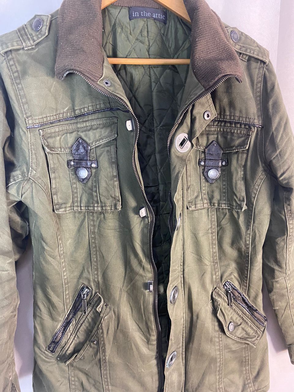 In The Attic In the attic multipocket distressed zipper jacket Size US S / EU 44-46 / 1 - 5 Thumbnail