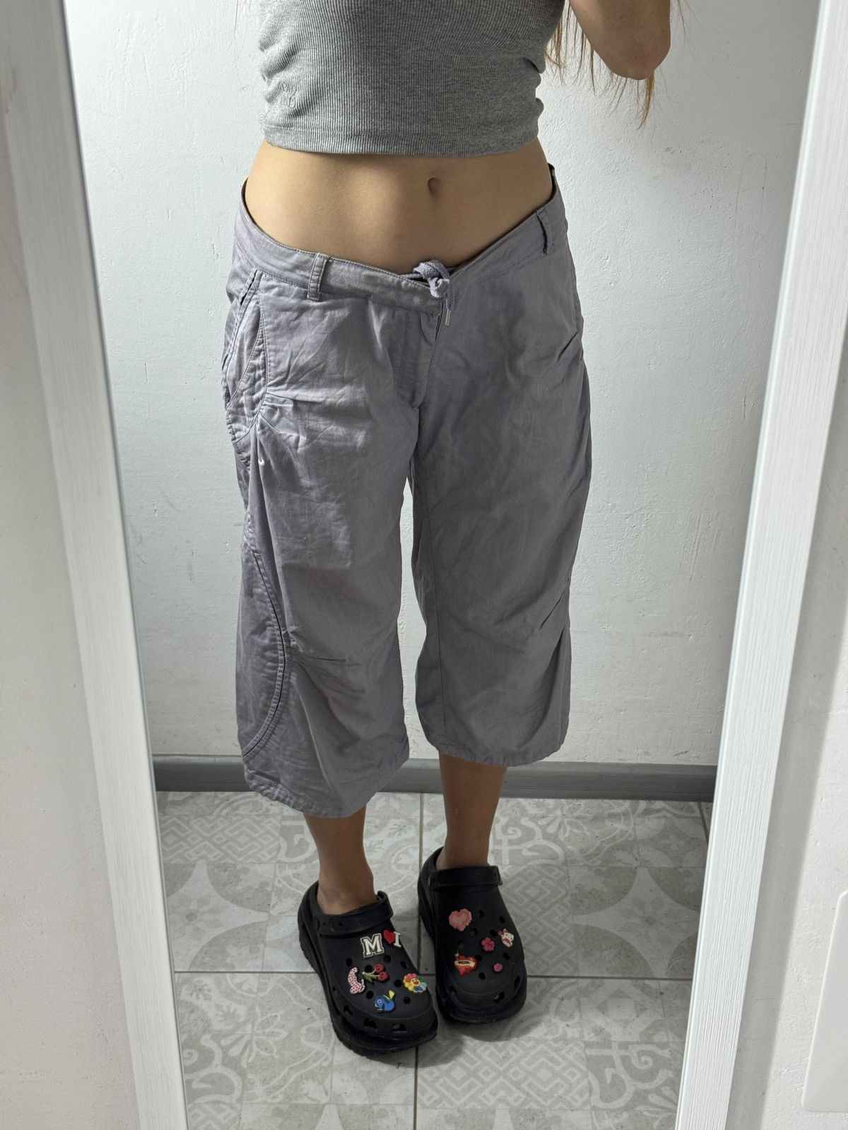 Nike VINTAGE NIKE MINI SWOOSH BONDAGE BREECHES / SHORTS Size 32" / US 10 / IT 46 - 2 Thumbnail