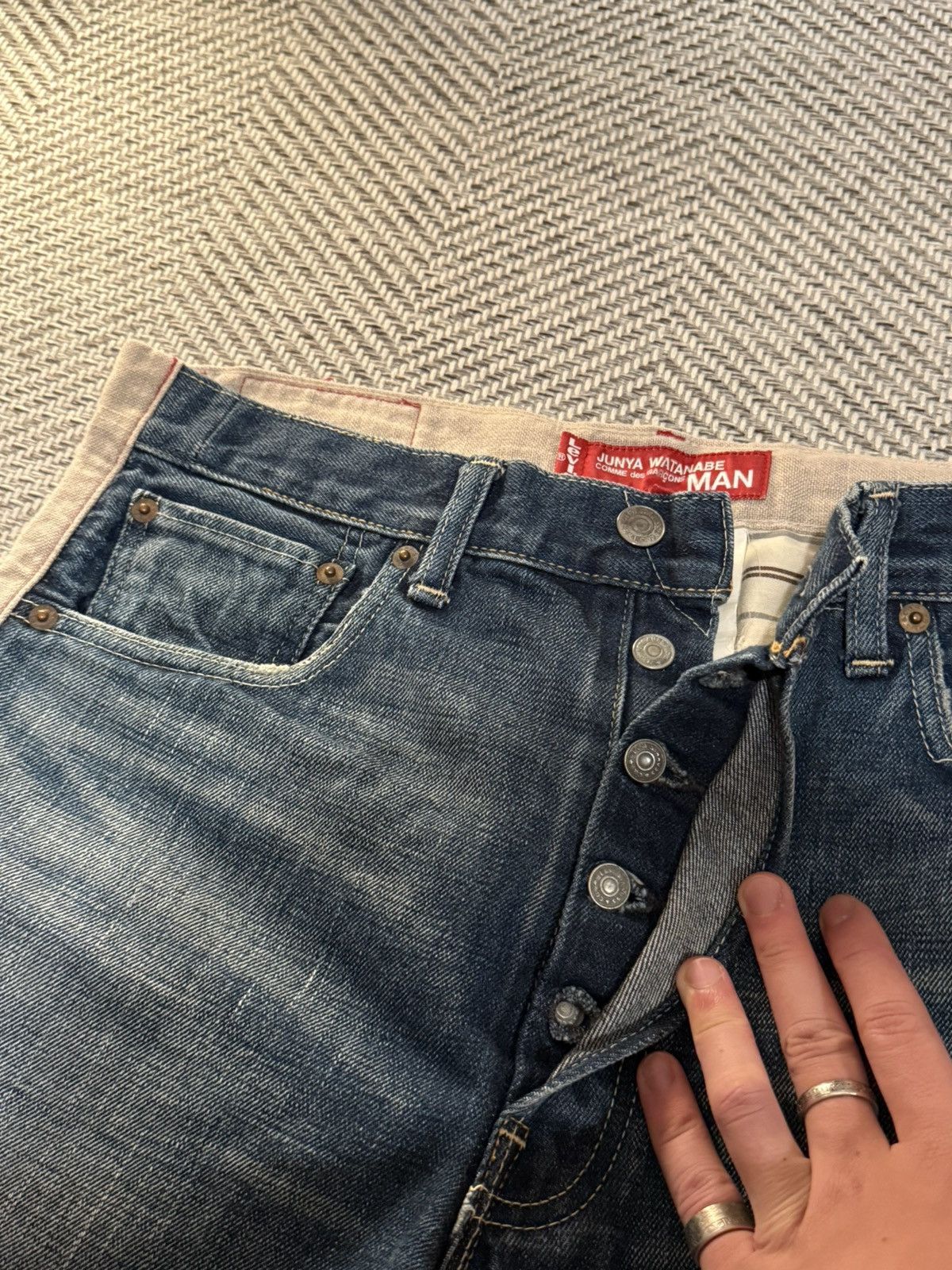 Junya Watanabe Levi’s × Junya Watanabe MAN Denim Pants Size US 32 / EU 48 - 5 Thumbnail