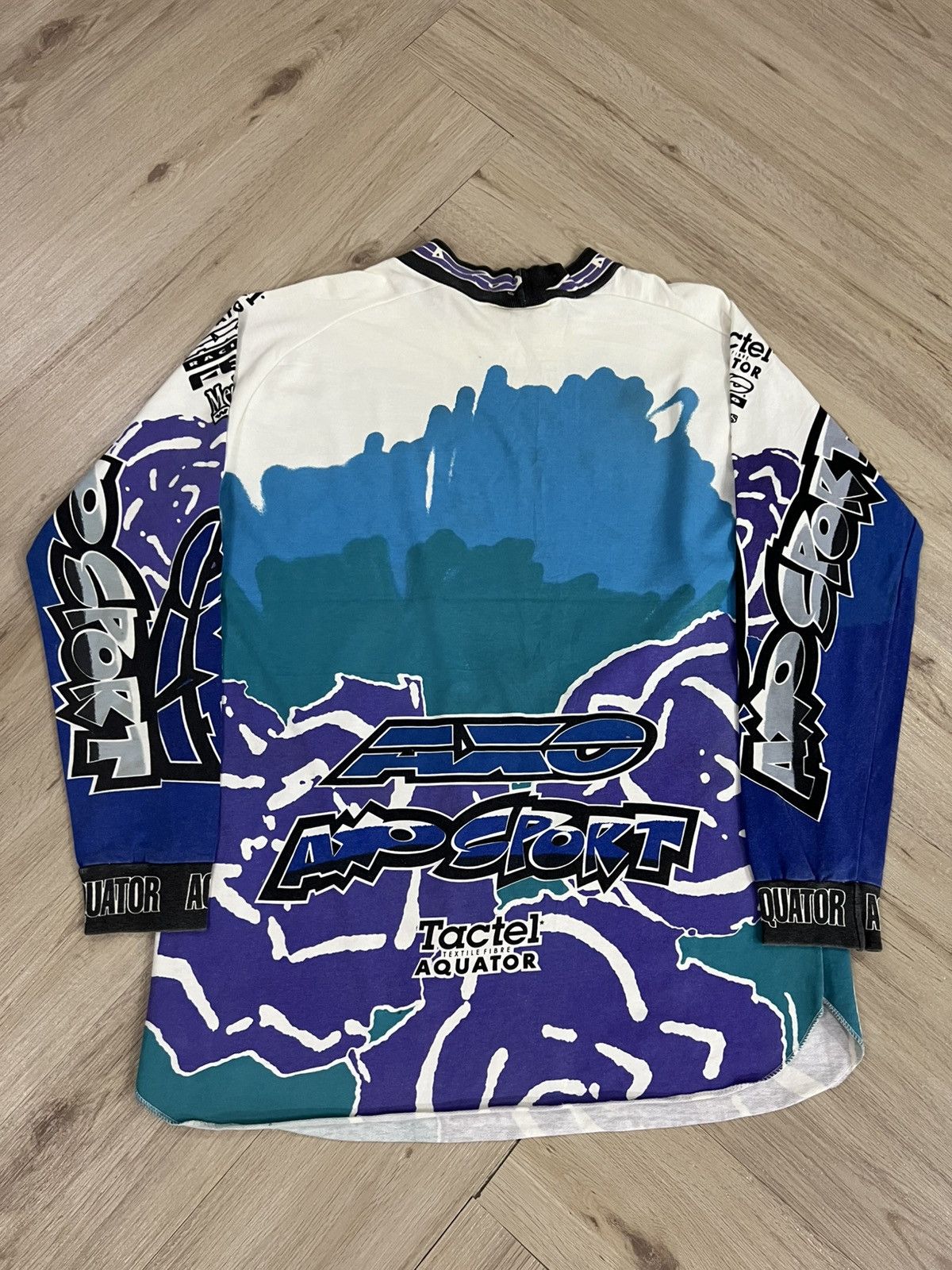 Vintage Vintage AXO Sport Motocross Shirt Size US L / EU 52-54 / 3 - 2 Thumbnail