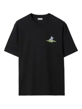 Burberry os11x0526 Sleeping Knight T-Shirt in Black Size US L / EU 52-54 / 3 - 1 Preview