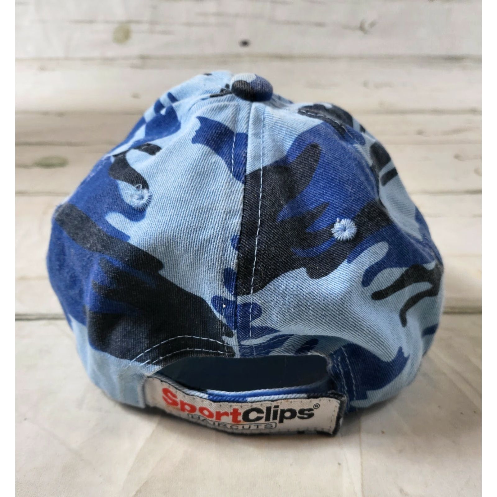 MLB KC Kansas City Royals MLB Adjustable Blue Camo Baseball Cap Mens Adjustable Cap Blue Camo Multicolor MLB Cap Kansas City Royals Baseball Cap Size ONE SIZE - 4 Thumbnail