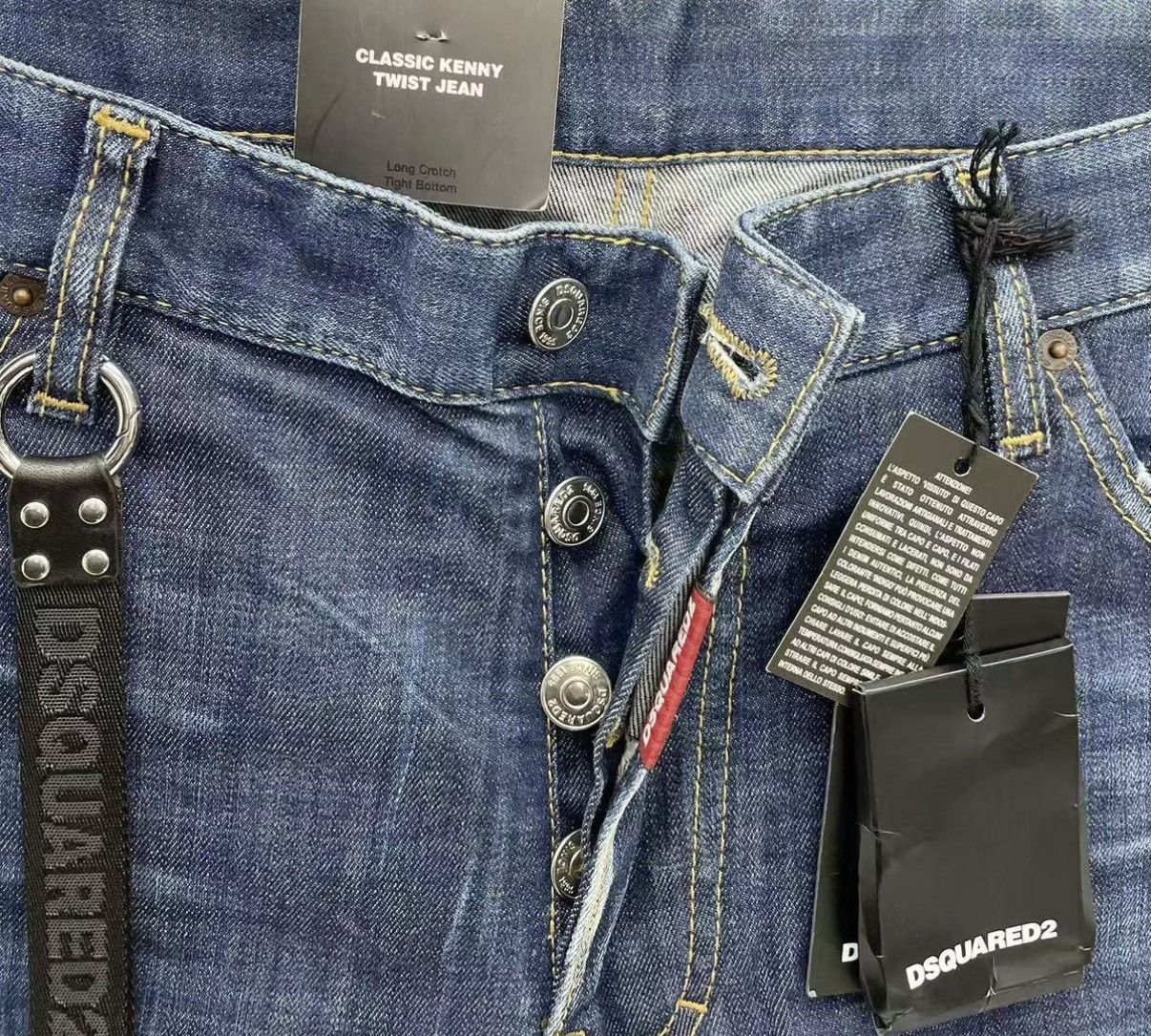 Dsquared2 DSQUARED2 (D2) Tailored Stretch Washed Jeans J30 Size US 32 / EU 48 - 6 Thumbnail