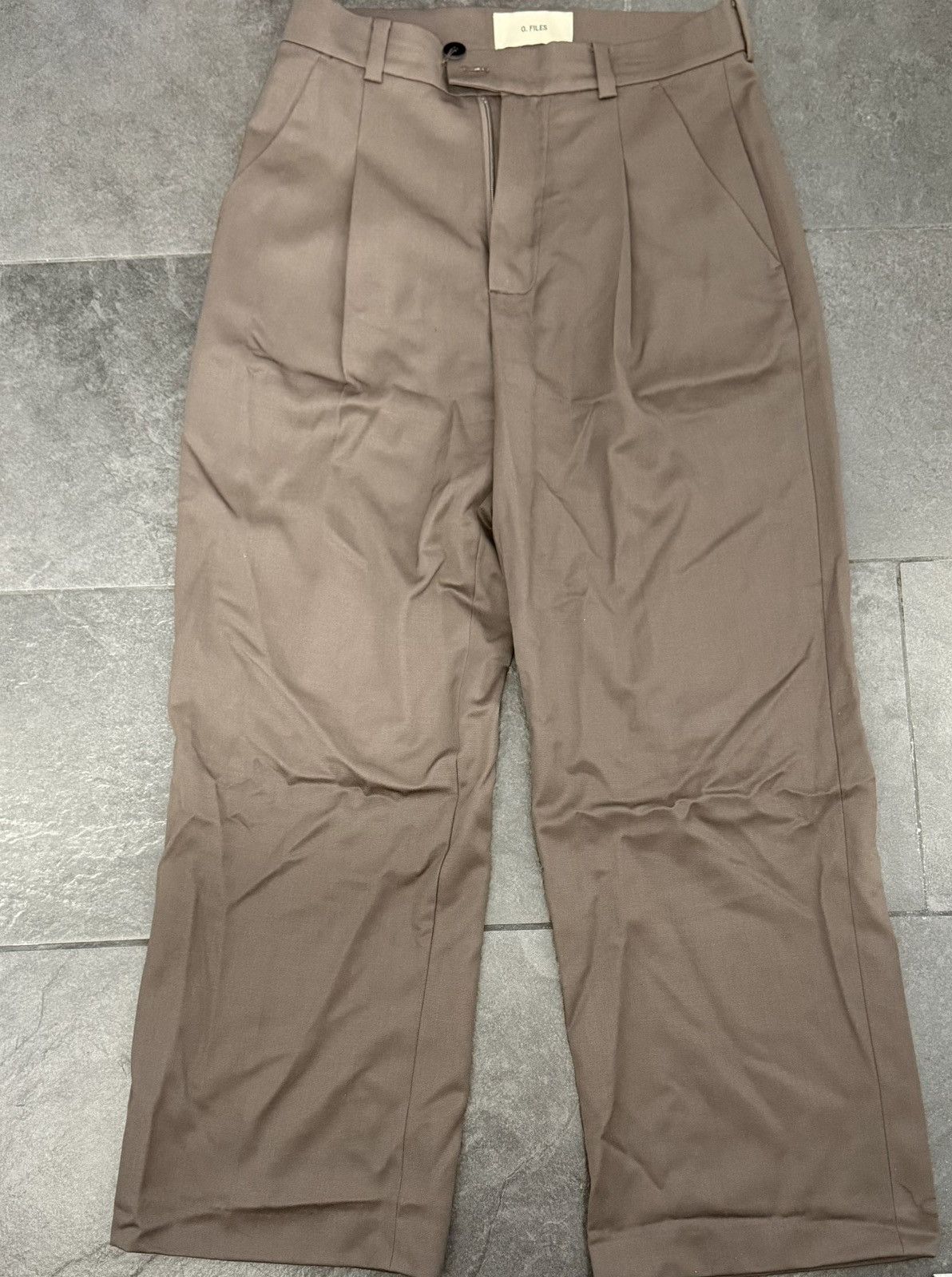 Ojardorf O.Files Hedge Wool Trousers in mocha brown Size US 32 / EU 48 - 1 Thumbnail