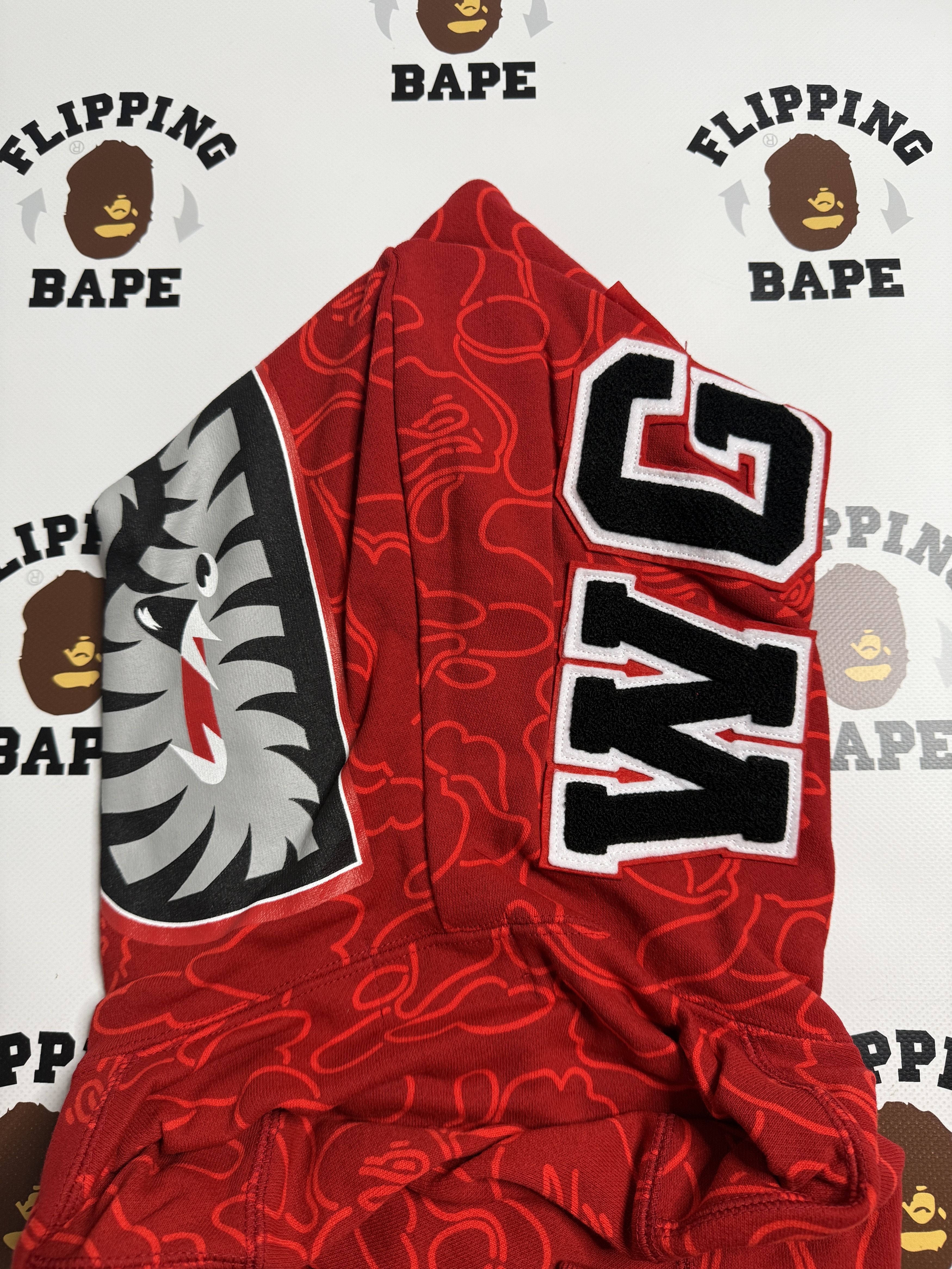 Bape BAPE 30TH ANNIV. LINE CAMO SHARK FULL ZIP HOODIE Size US XL / EU 56 / 4 - 6 Thumbnail