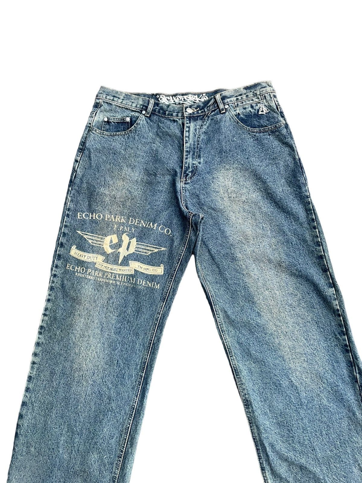 JNCO Echo Park Baggy Denim Size US 38 / EU 54 - 3 Thumbnail