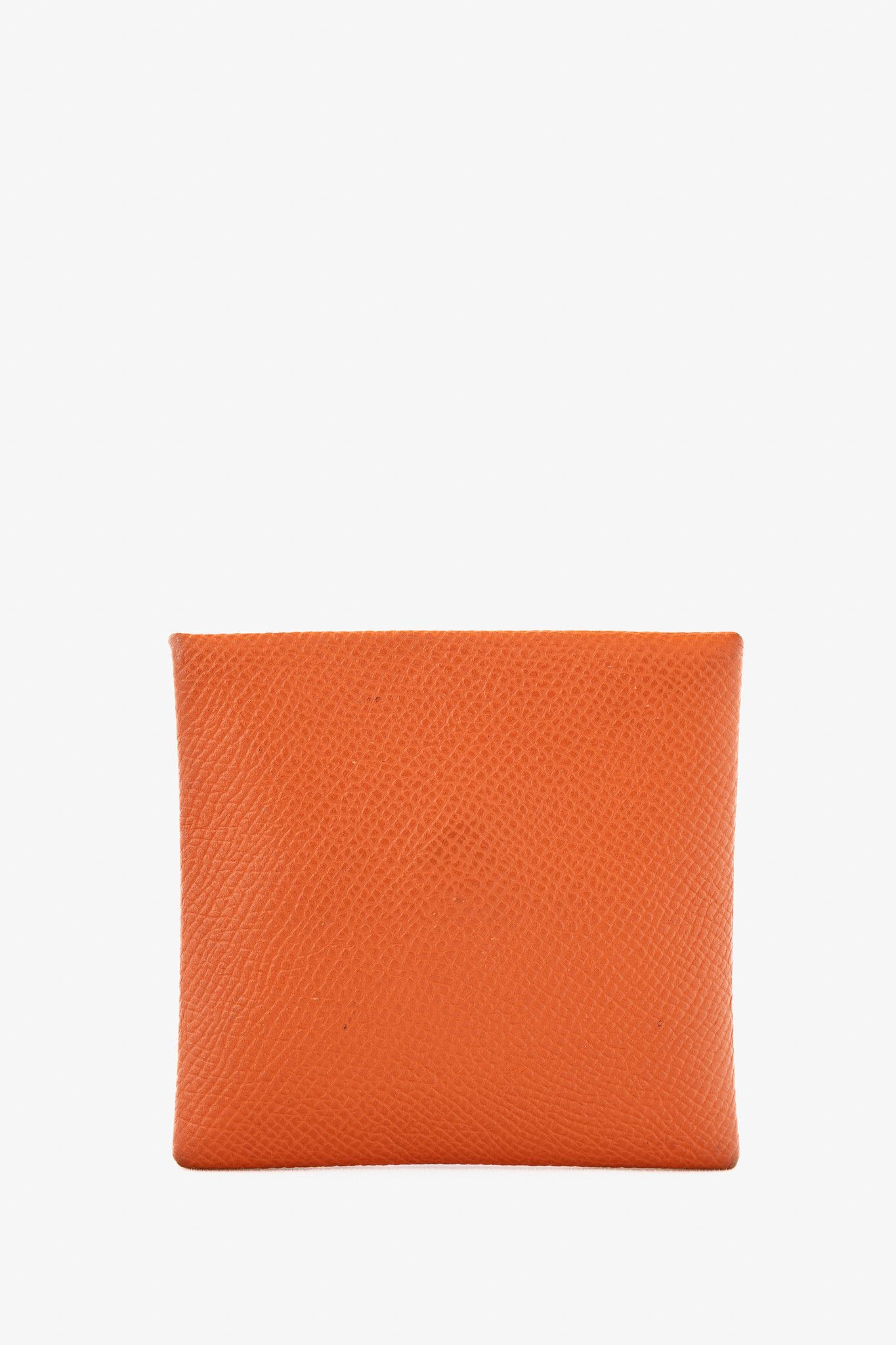 Hermes Hermes Bastia Orange Epsom Calfskin Change Purse Size ONE SIZE - 3 Thumbnail