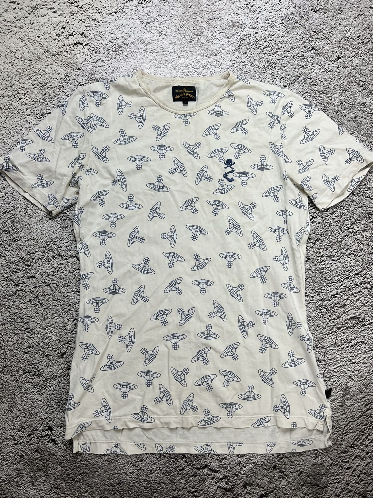 Vivienne Westwood Vivienne Westwood x Anglomania orb logo monogram t shirt Size US L / EU 52-54 / 3 - 1 Thumbnail
