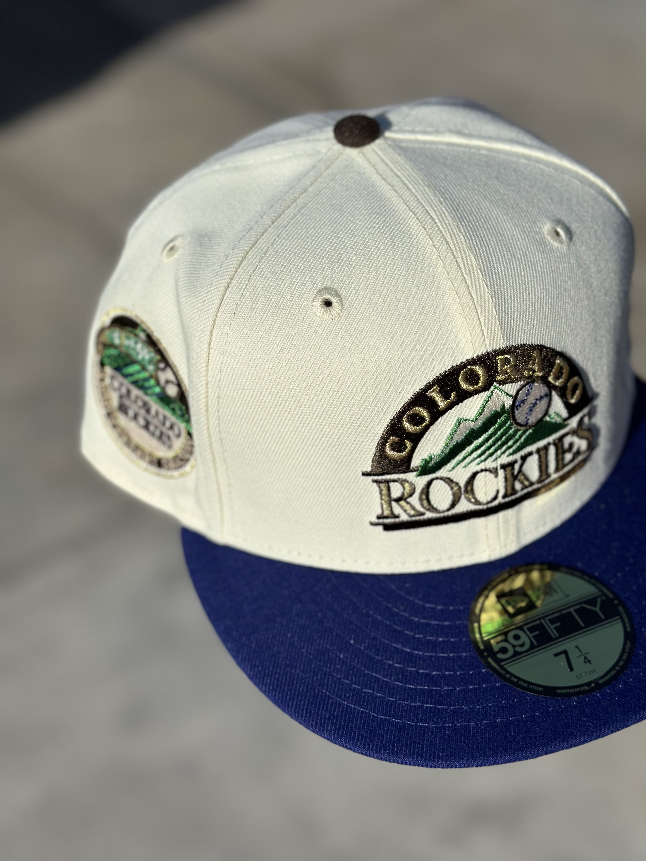 Hat Club 7 1/4 Colorado Rockies 10th Anniversary Patch Size ONE SIZE - 6 Thumbnail