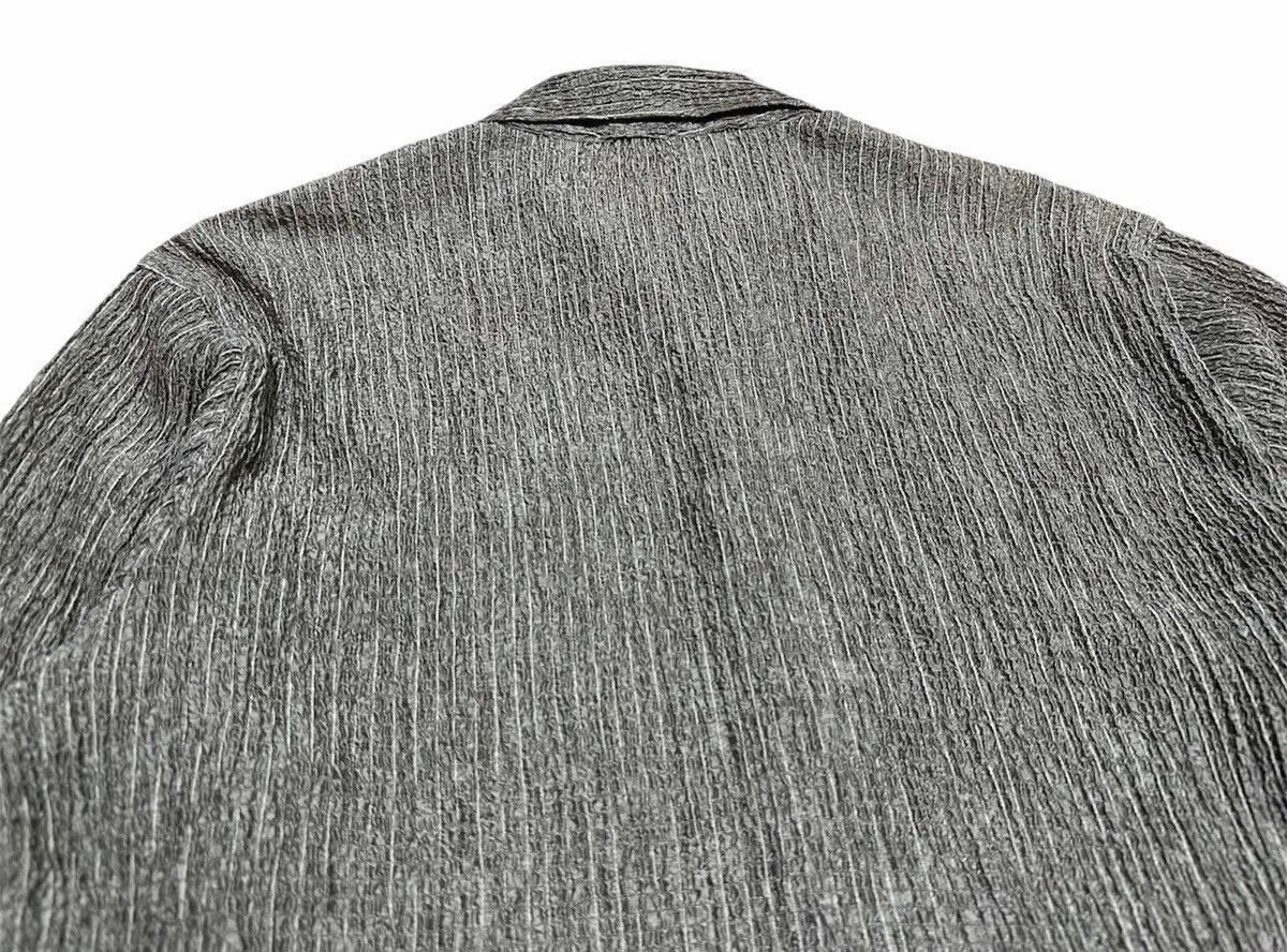 Japanese Brand 🔥Vintage Japanese Pleated Shirt Ls Issey Miyake Style Size US XL / EU 56 / 4 - 8 Thumbnail