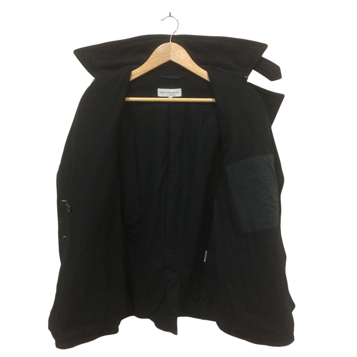 Dries Van Noten Wool Double Breast Peacoat Size XS / US 0-2 / IT 36-38 - 11 Thumbnail