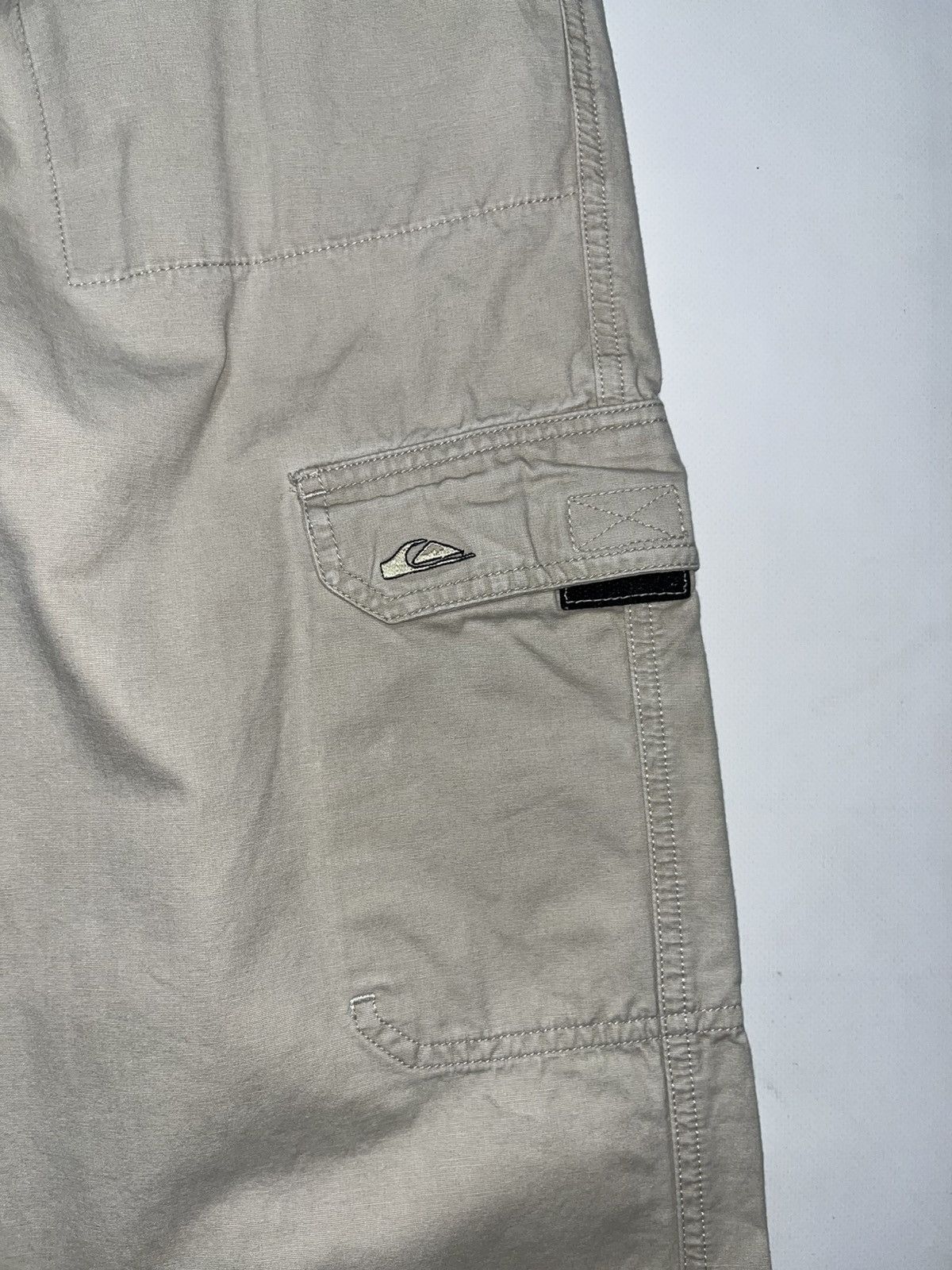 Quiksilver Vintage 90s Quiksilver Cargo Pants Surf Skate Style Workwear Size US 30 / EU 46 - 4 Thumbnail