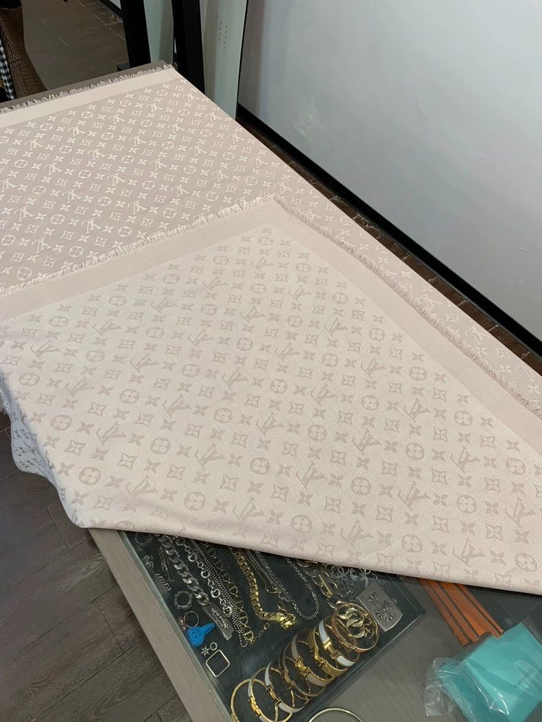 Louis Vuitton Louis Vuitton Monogram Satin Silk Scarf- Size ONE SIZE - 4 Thumbnail
