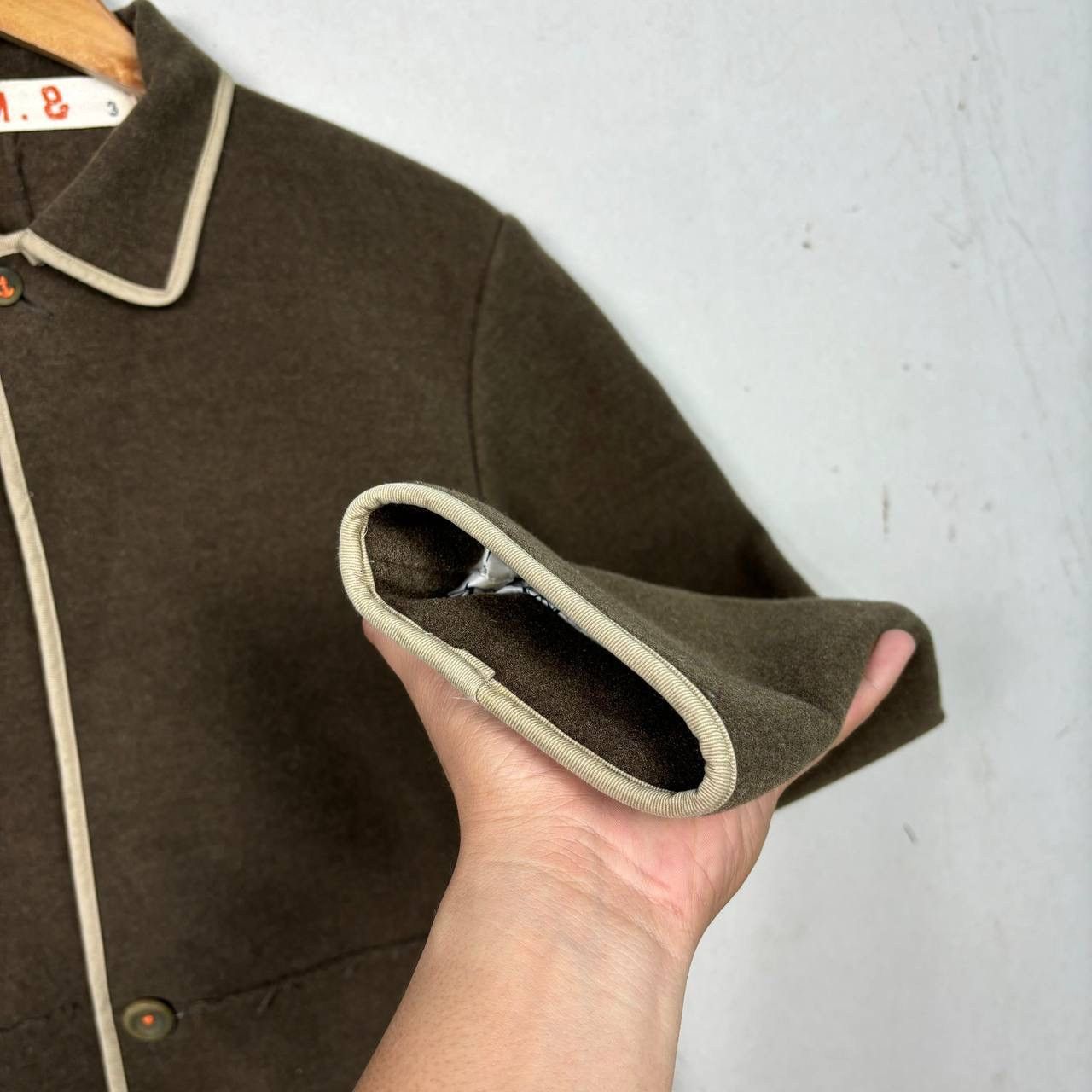 45rpm 45RPM & Co Wool Felt Jacket Green Workweae Jacket Size US M / EU 48-50 / 2 - 5 Thumbnail