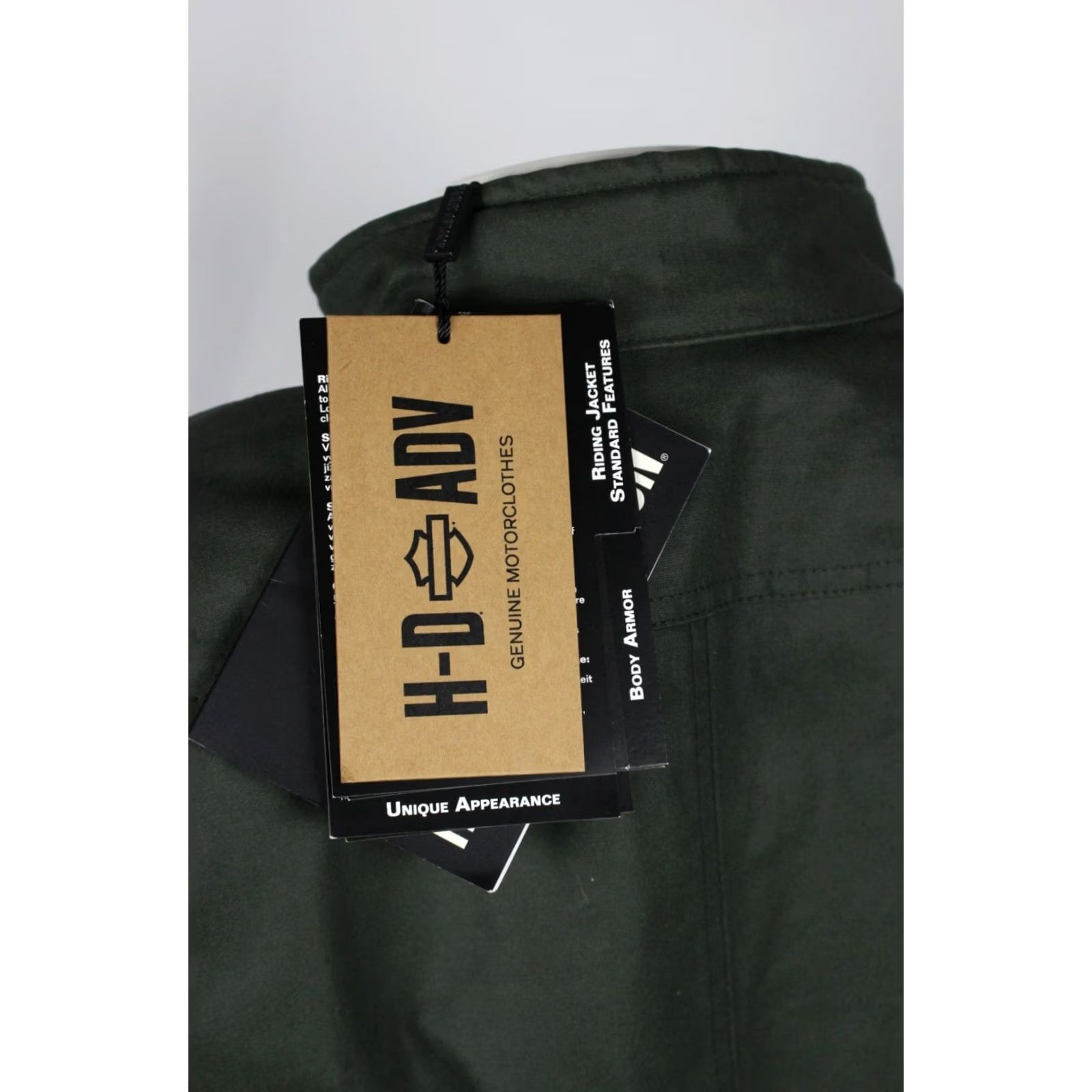 Harley Davidson Harley-Davidson Women's Mesa ADV Waxed Riding Jacket Medium Green Ghost Pads Size M / US 6-8 / IT 42-44 - 3 Thumbnail