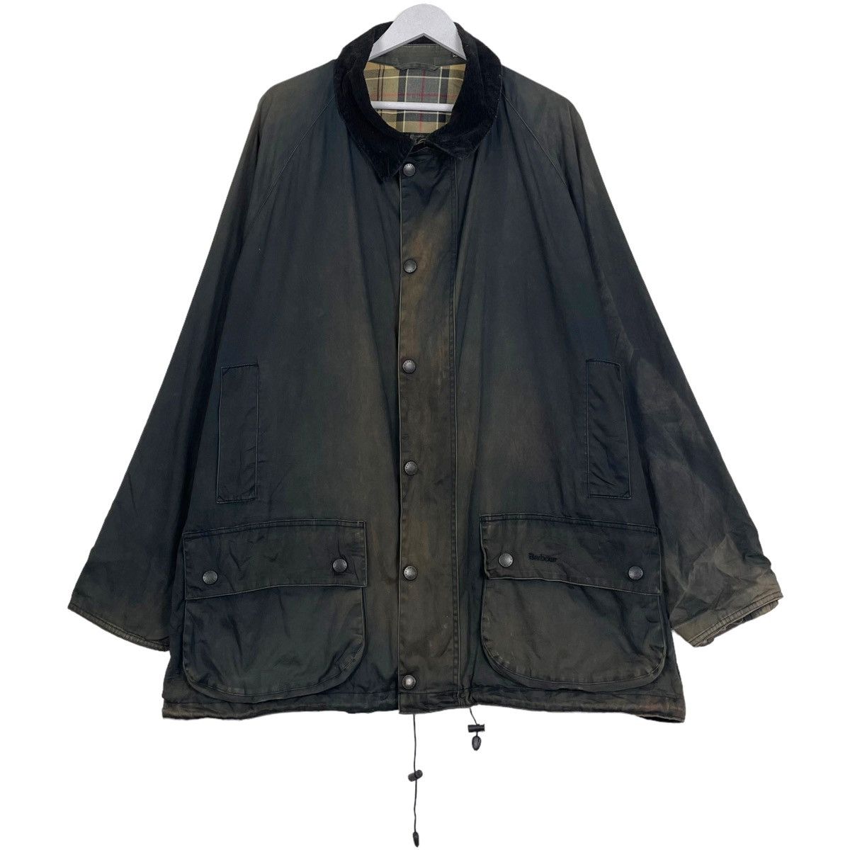 Supreme☆Barbour Cotton Field Jacket☆黒☆XL Barbour × Supreme Supreme Barbour Lightweight Waxed Cotton Field