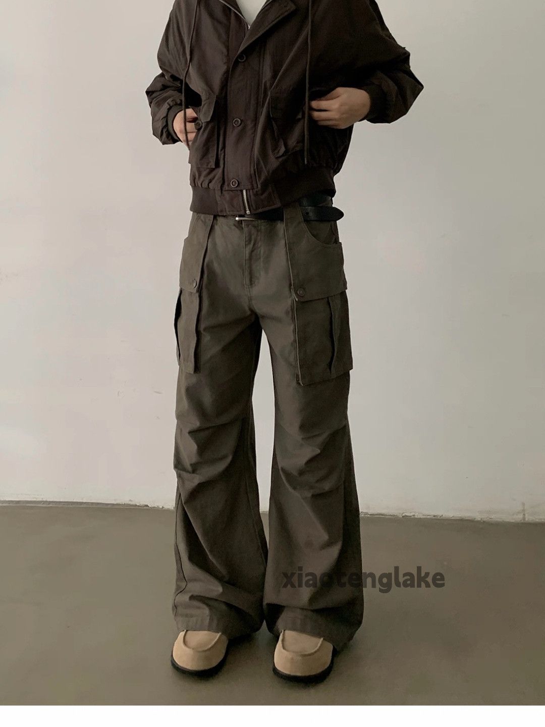 Vintage zx utility loose baggy hiphop flared military cargo pants Size US 34 / EU 50 - 2 Thumbnail