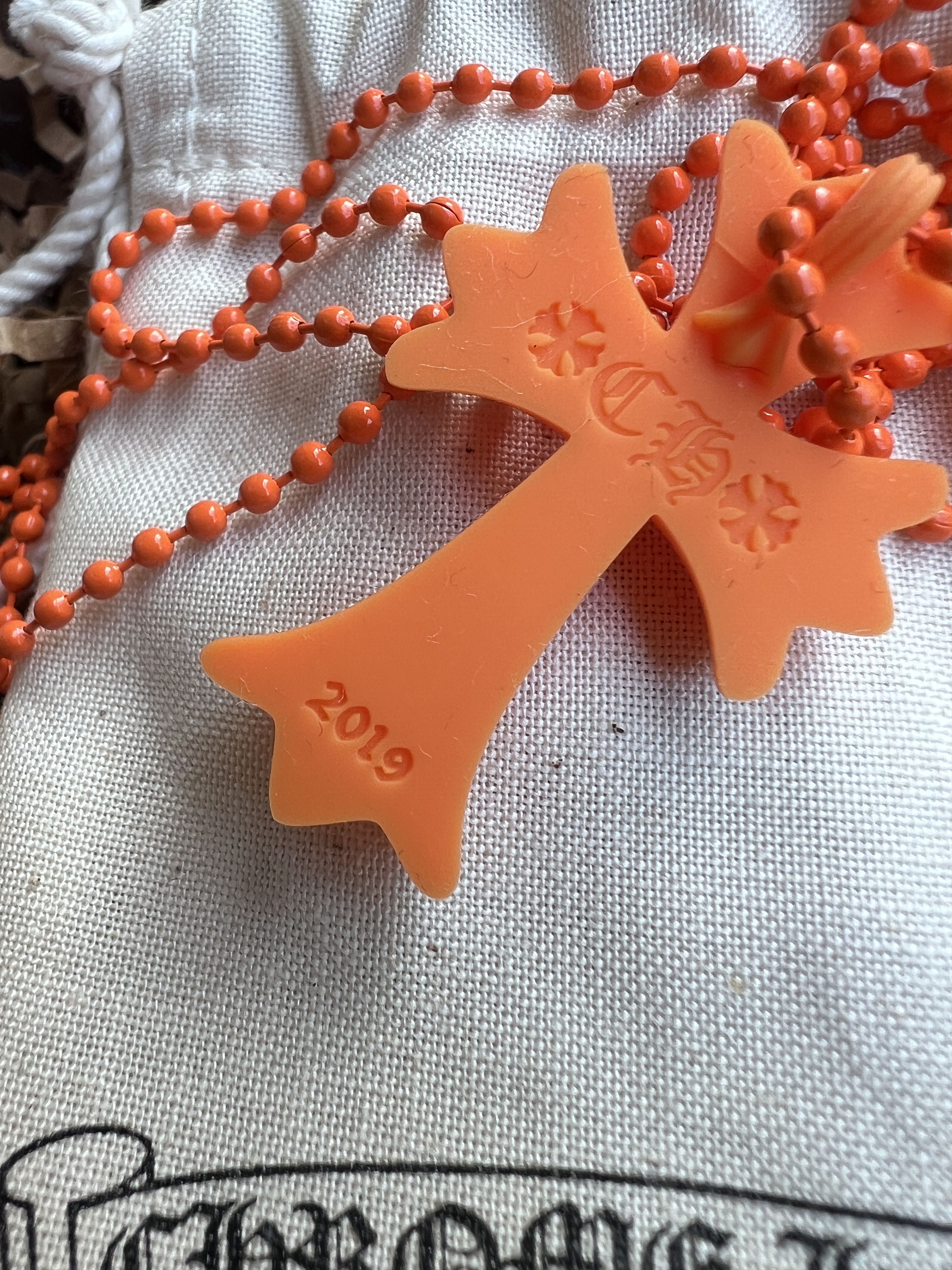 Chrome Hearts Chrome Hearts Cross Silicone Necklace Size ONE SIZE - 4 Thumbnail