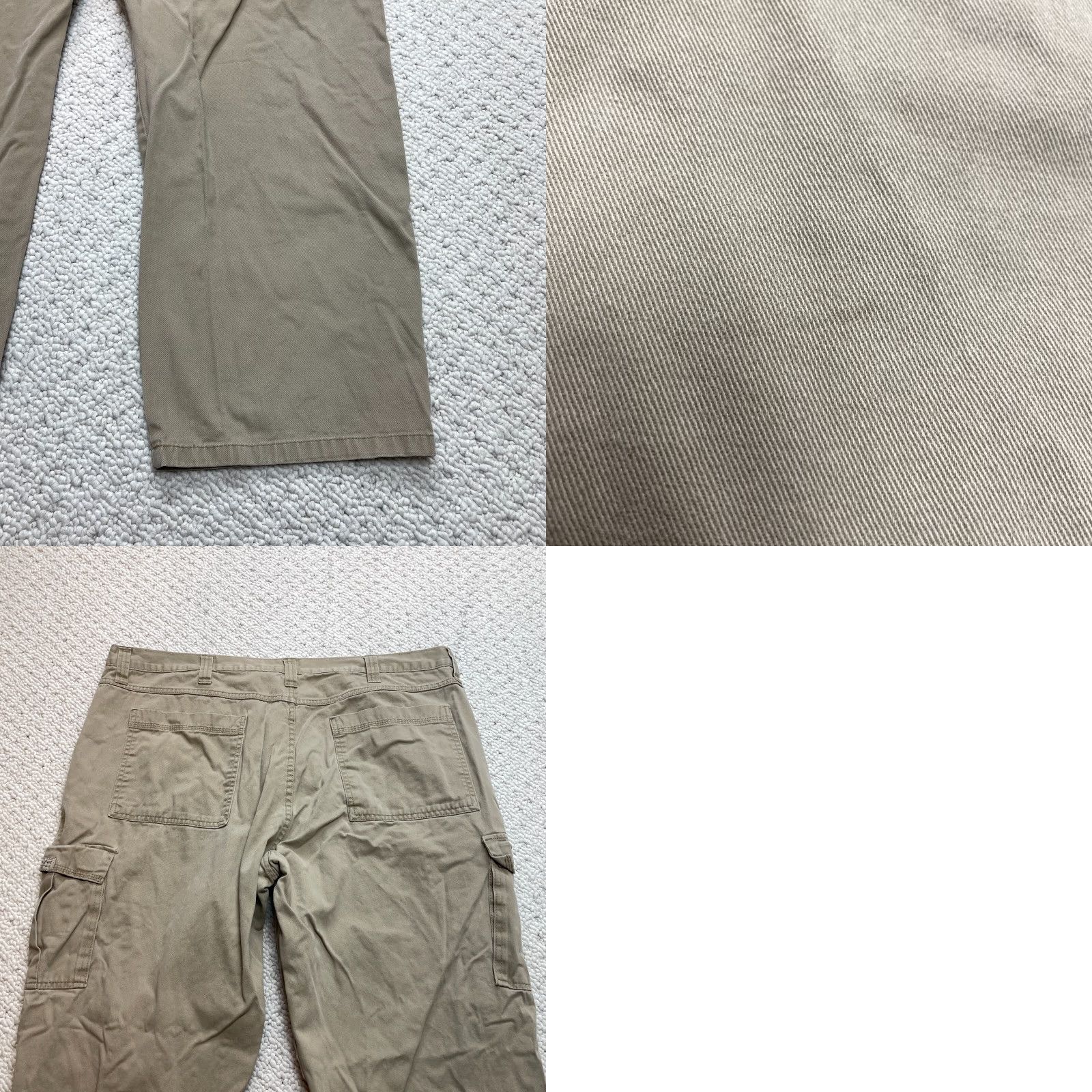 Wrangler Wrangler Cargo Pants Mens 44x30 Brown Biege Kahki High Rise Slacks Cotton Solid Size US 44 / EU 60 - 9 Thumbnail