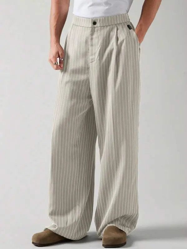 Japanese Brand Komuro x Rika Vintage RETRO striped casual pants Size US 32 / EU 48 - 1 Thumbnail