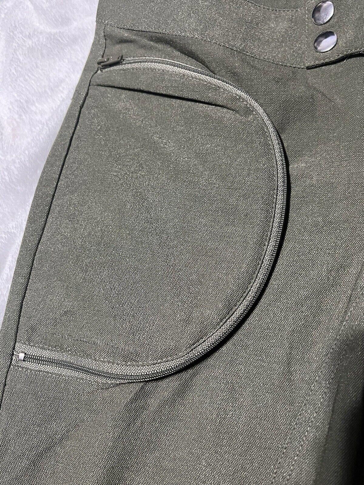 Designer XS Generation KISS Nicolette Cargo Pants Army Green Size 26" / US 2 / IT 38 - 3 Thumbnail