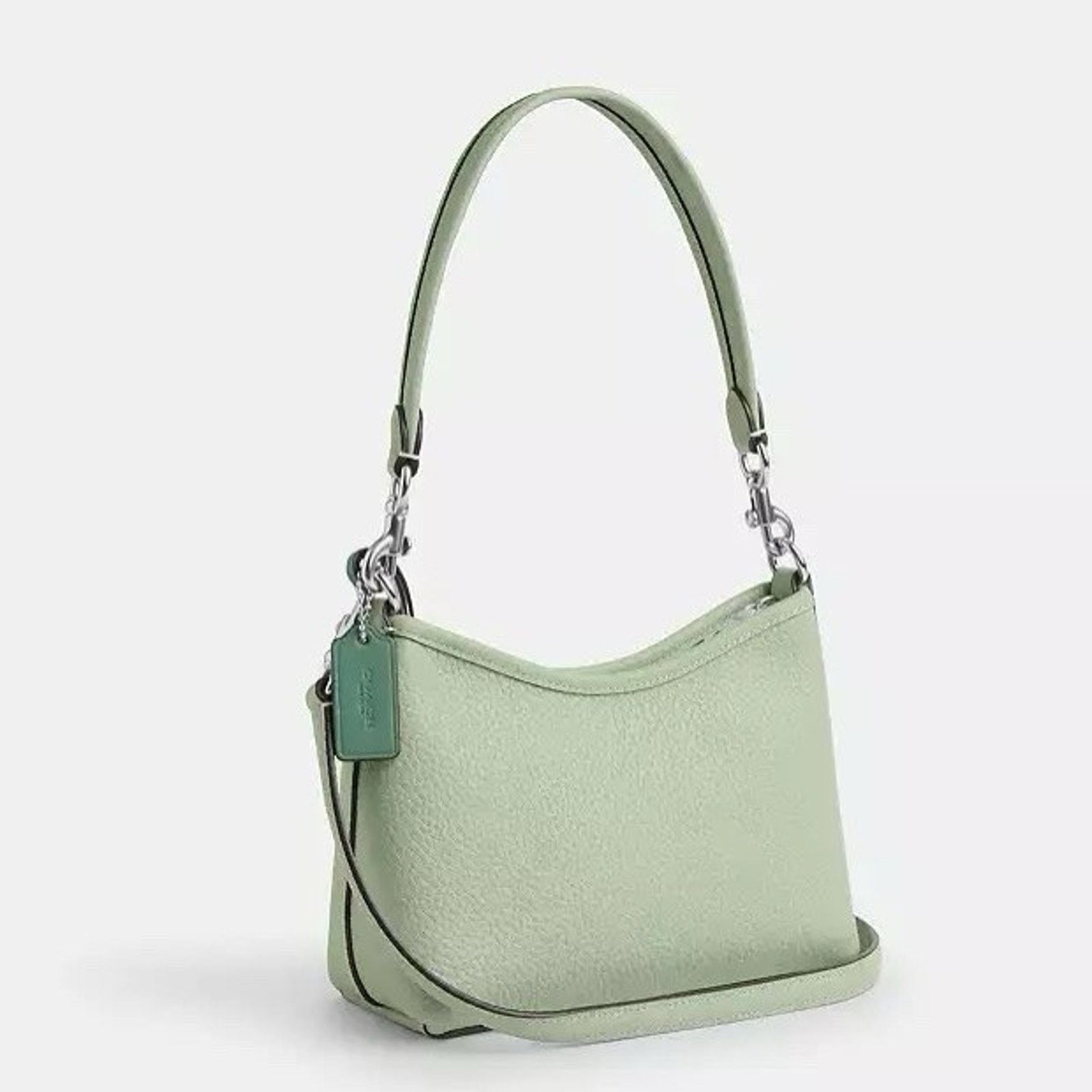 Coach NWT COACH Laurel Small Shoulder Bag Seahorse CBI04 Pistachio Size ONE SIZE - 8 Thumbnail