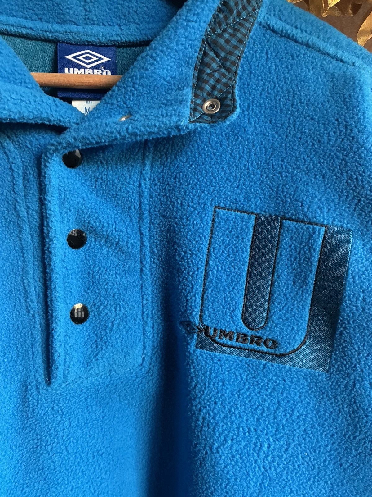 Umbro 90’s Umbro Polar Fleece snap button pullover Size US M / EU 48-50 / 2 - 2 Thumbnail