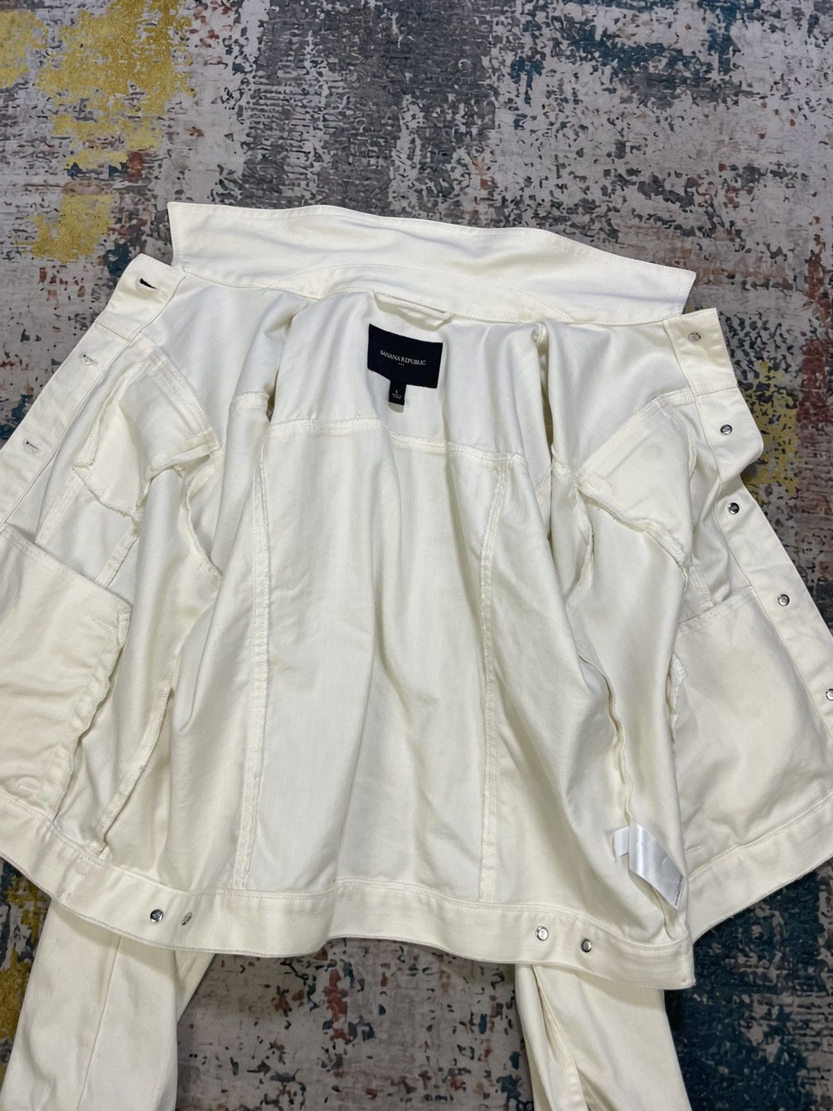 Banana Republic Banana Republic Denim Jacket Size L / US 10 / IT 46 - 7 Thumbnail