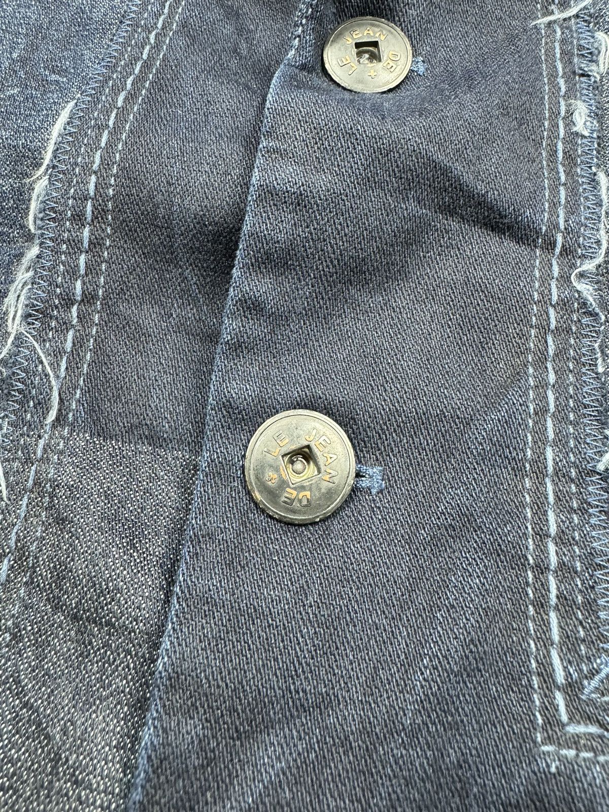 Marithe + Francois Girbaud Marithe Francois Girbaud Patchwork Denim Jacket size 54 Size US L / EU 52-54 / 3 - 6 Thumbnail