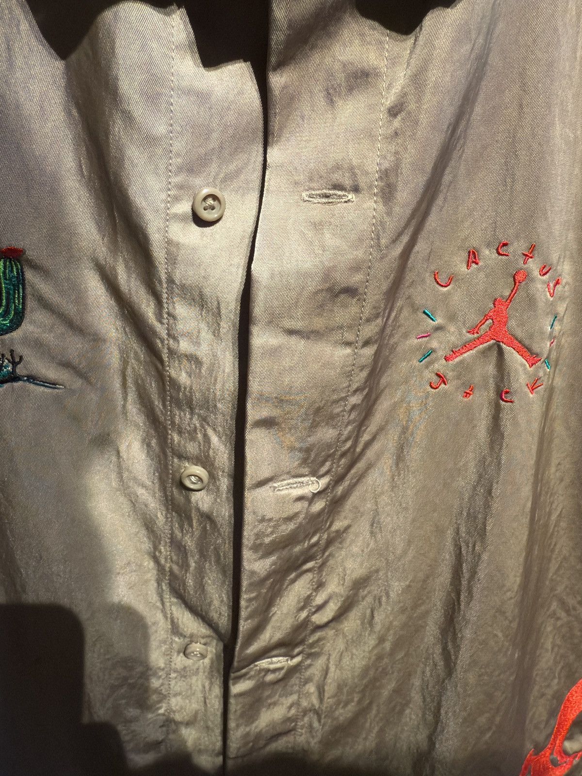 Jordan Brand × Travis Scott Travis Scott Cactus Jack x Jordan button down shirt Size US S / EU 44-46 / 1 - 7 Thumbnail