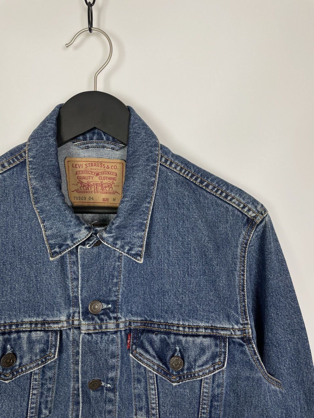 Levi's 1990's Vintage Levi's 70503 Denim Jacket Size US M / EU 48-50 / 2 - 8 Thumbnail