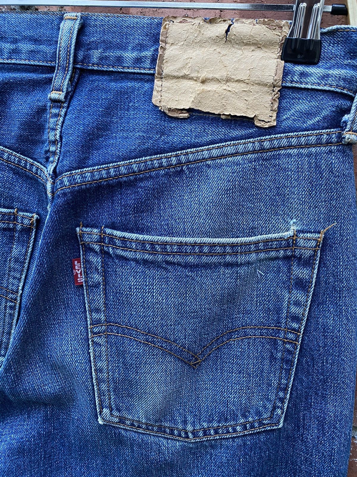 Levi's × Levi's Vintage Clothing × Vintage size 29x31.5 levi's 502xx redline big E denime Size US 29 - 3 Thumbnail