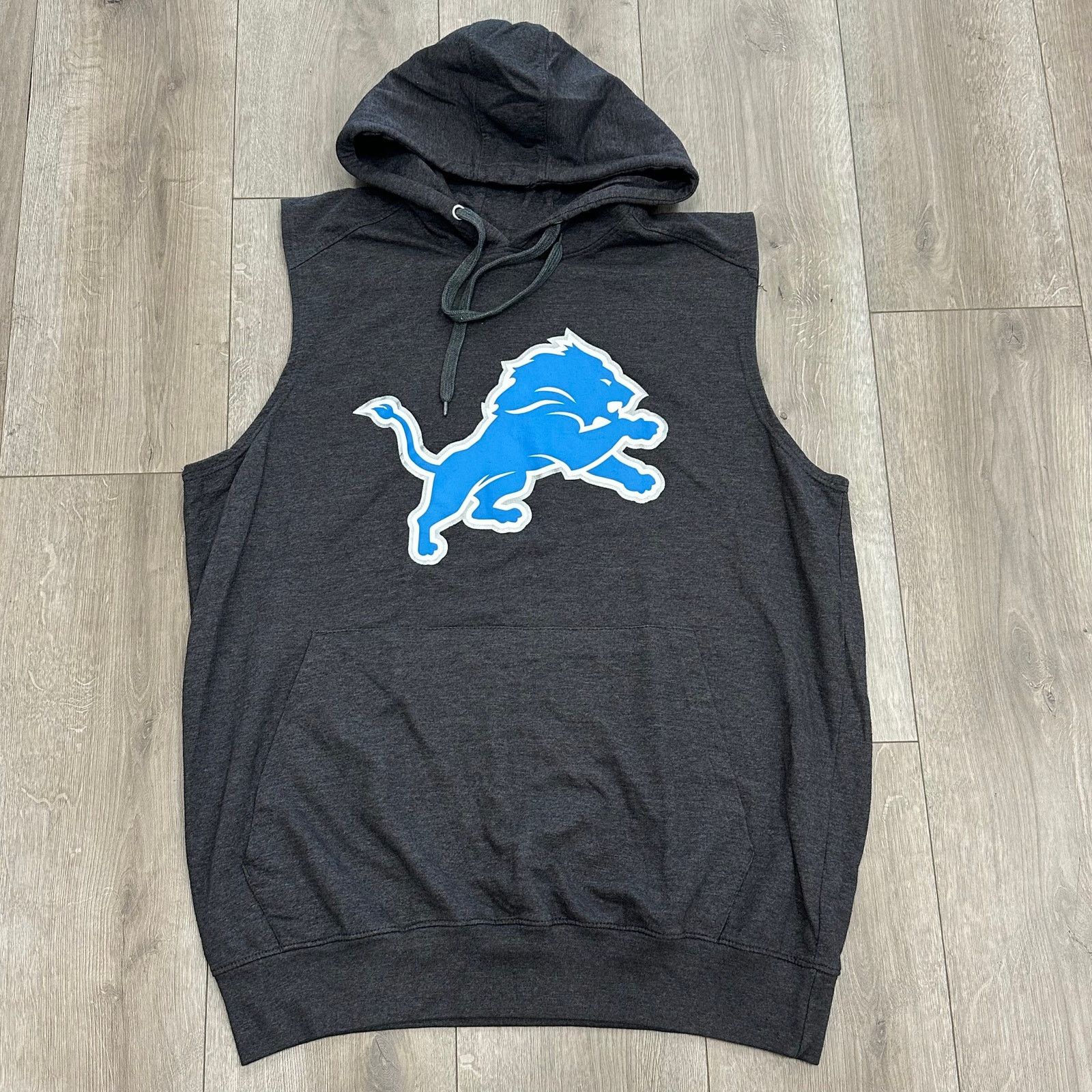NFL NFL Detroit Lions Sideline Performance Sleeveless Hoodie XL Size US XL / EU 56 / 4 - 1 Thumbnail